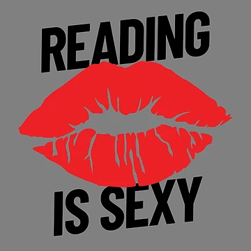 Aperçu de l'œuvre Reading Is Sexy Lips Bookworm Book Lover Reading Is Sexy Gear de DynamicDesign