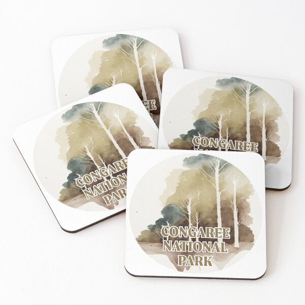 Item preview, Congaree National Park Boho Watercolor Circle designed and sold by PikoApparel.