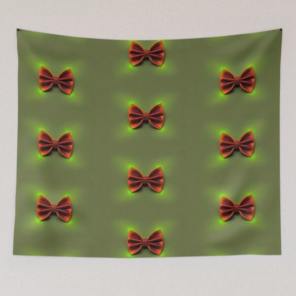Item preview, Orange Neon Olive Bowtie  designed and sold by JoanNinjaHen.