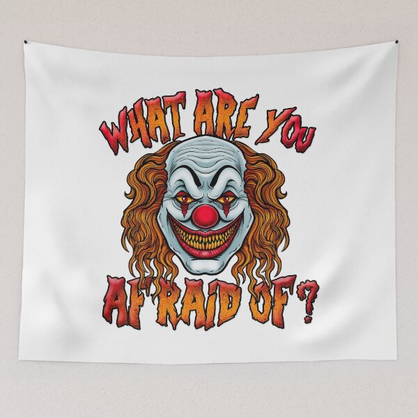 Item preview, Scary Clown What Are You Afraid Of designed and sold by whyitsme.