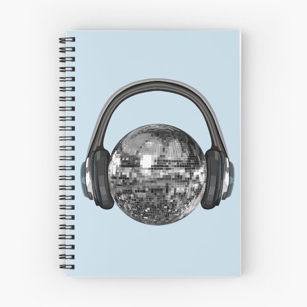 Item preview, Silver Disco Ball with Headphones designed and sold by Deborah Camp.
