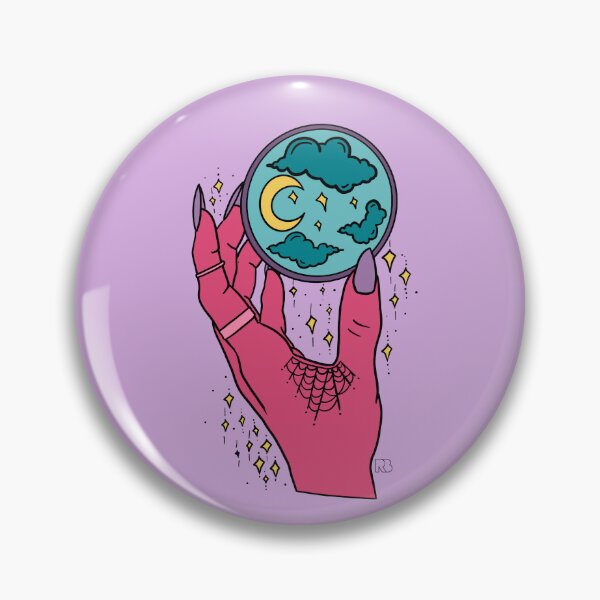 Item preview, Pink Hand With Crystal Ball designed and sold by RooBooCo.