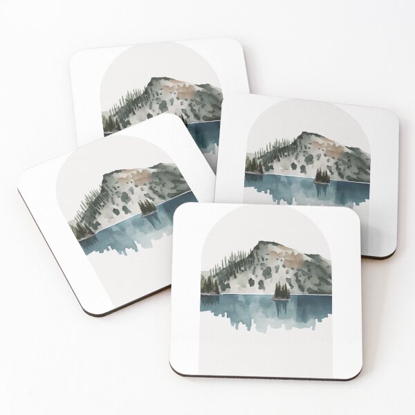 Item preview, Crater Lake National Park Boho Watercolor Arch designed and sold by PikoApparel.