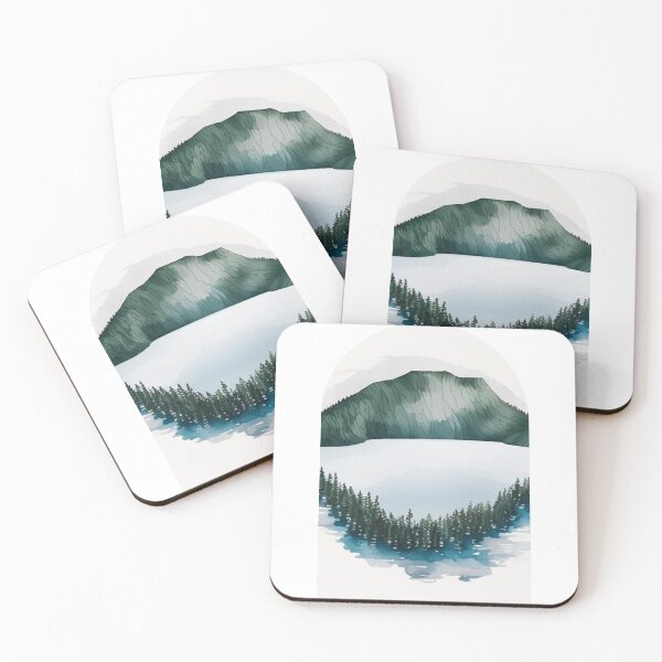 Item preview, Crater Lake National Park Boho Watercolor Arch designed and sold by PikoApparel.