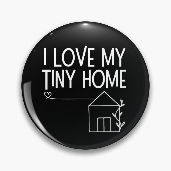 Item preview, I Love My Tiny Home Cute White Drawing Design designed and sold by EarthArtDesigns.