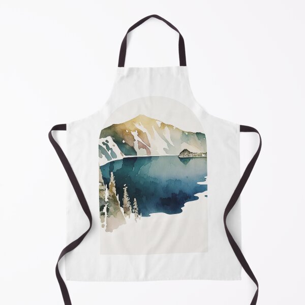 Item preview, Crater Lake National Park Boho Watercolor Arch designed and sold by PikoApparel.