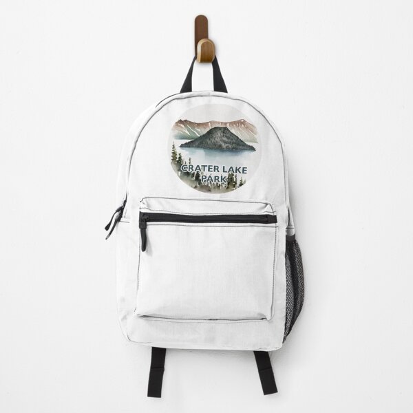 Item preview, Crater Lake National Park Boho Watercolor Circle designed and sold by PikoApparel.