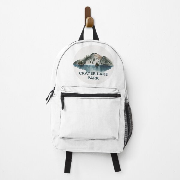 Item preview, Crater Lake National Park Boho Watercolor Circle designed and sold by PikoApparel.