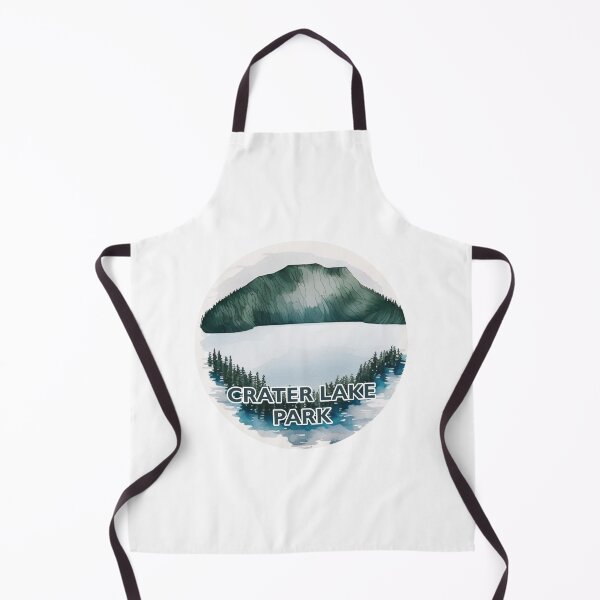 Item preview, Crater Lake National Park Boho Watercolor Circle designed and sold by PikoApparel.