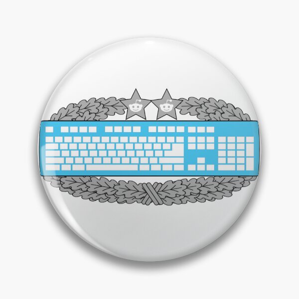 Item preview, Keyboard Infantry Badge (KIB)  designed and sold by YeagerBombs.