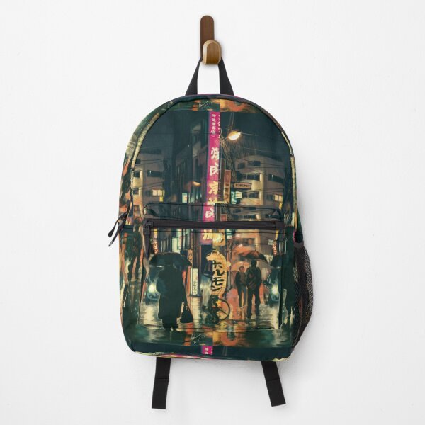 Item preview, Japan night life illustration designed and sold by m14arts.
