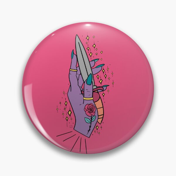 Item preview, Purple Hand With Knife designed and sold by RooBooCo.