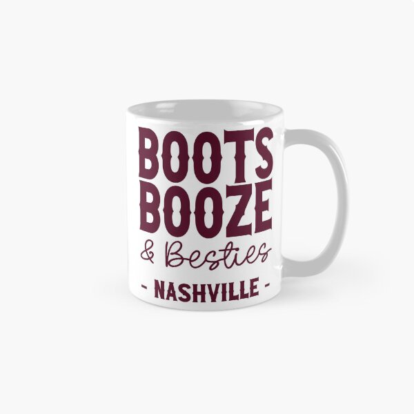 Item preview, Nashville Bachelorette Party Burgundy Boots Booze and Besties Country Western Design designed and sold by mysticblvd.
