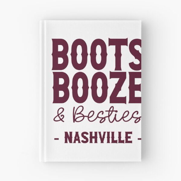 Item preview, Nashville Bachelorette Party Burgundy Boots Booze and Besties Country Western Design designed and sold by mysticblvd.