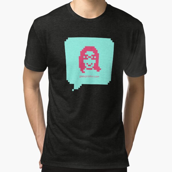 GEEK GIRLS - Gina Hara logo Tri-blend T-Shirt