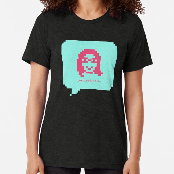 GEEK GIRLS - Gina Hara logo Tri-blend T-Shirt