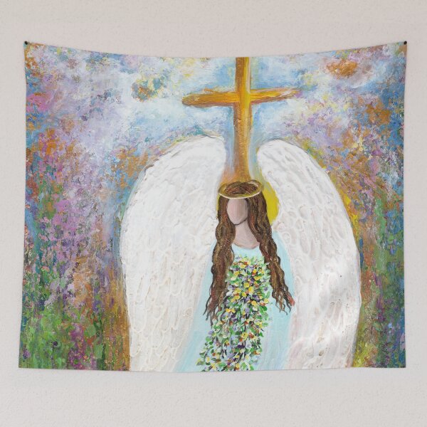 Item preview, Heaven Cross Angel Art designed and sold by Roy & Tiffany.