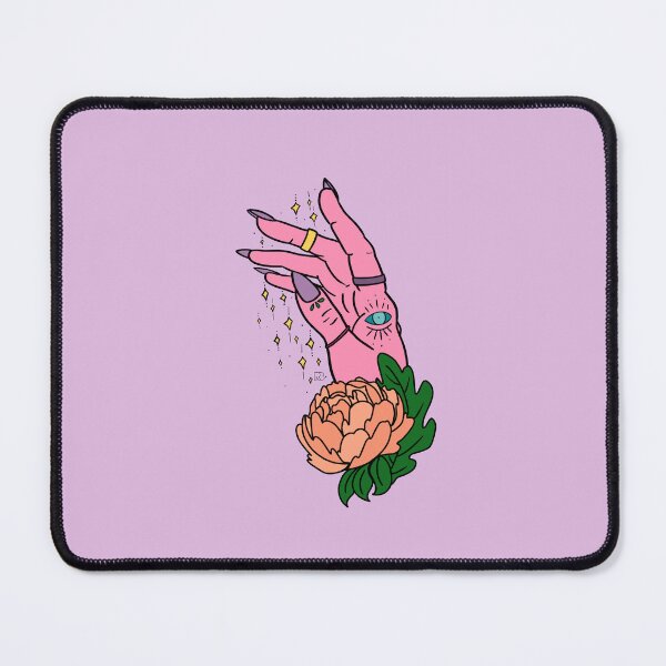 Item preview, Pink Hand With Peony designed and sold by RooBooCo.