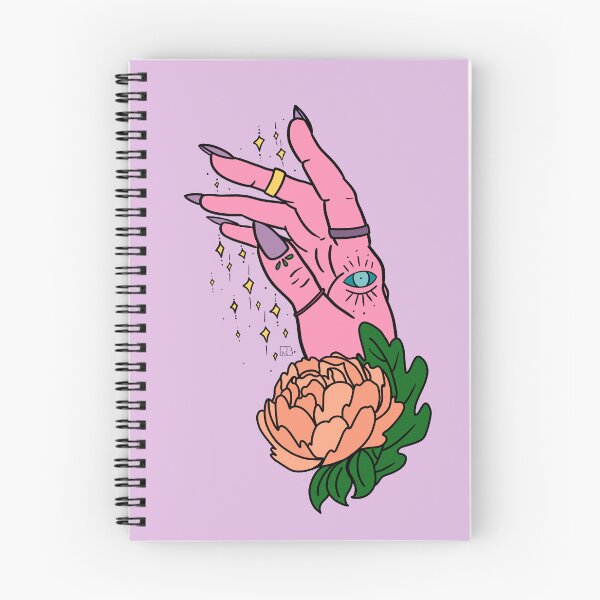 Item preview, Pink Hand With Peony designed and sold by RooBooCo.