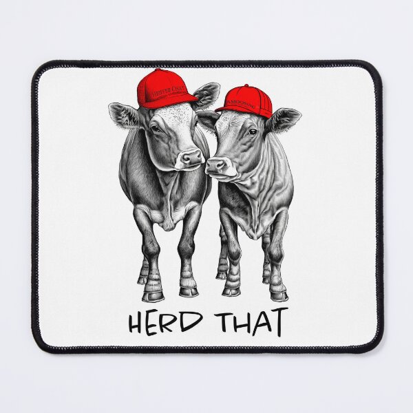 Item preview, Herd That Funny Cow designed and sold by FishHuntLife.