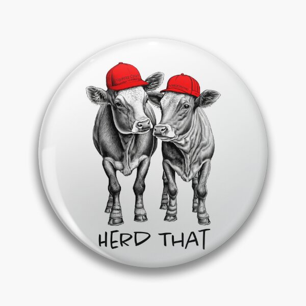 Item preview, Herd That Funny Cow designed and sold by FishHuntLife.