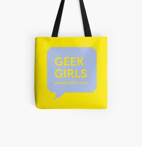 GEEK GIRLS logo All Over Print Tote Bag