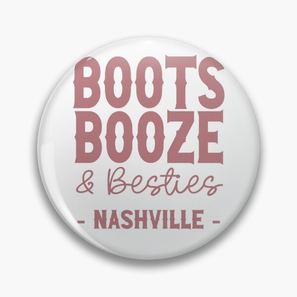 Item preview, Nashville Bachelorette Party Dusty Pink Boots Booze and Besties Country Western Design designed and sold by mysticblvd.