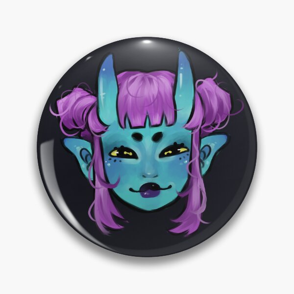 Item preview, pretty blue alien girly! designed and sold by teacupgrimm.