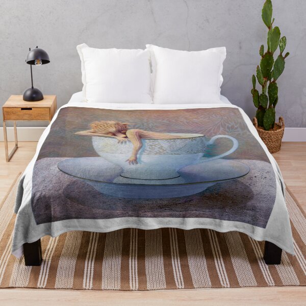 Item preview, Sleepy Monster in a Teacup  designed and sold by Gretchen Deahl.