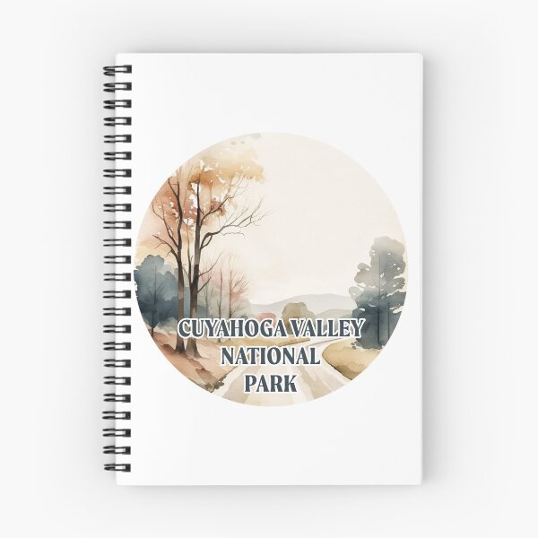 Item preview, Cuyahoga Valley National Park Boho Watercolor Circle designed and sold by PikoApparel.