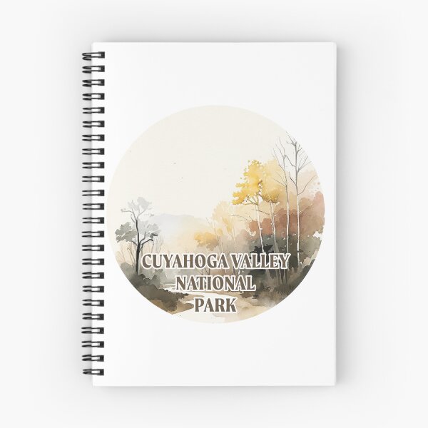 Item preview, Cuyahoga Valley National Park Boho Watercolor Circle designed and sold by PikoApparel.