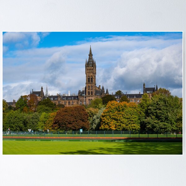 Glasgow University West End Of Glasgow Scotland Poster