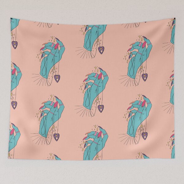 Item preview, Teal Hand With Planchette designed and sold by RooBooCo.