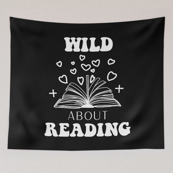 Item preview, Wild About Reading - heart Reading Books lovers Funny T-Shirt designed and sold by zakibenj.