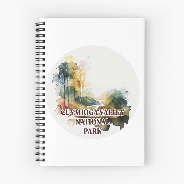 Item preview, Cuyahoga Valley National Park Boho Watercolor Circle designed and sold by PikoApparel.