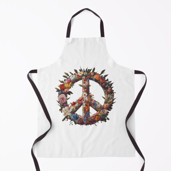 Item preview, Peace sign with flowers designed and sold by Ideallity.