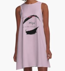 Eyeliner A-Line Dress