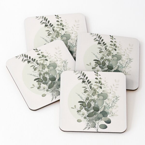 Item preview, Eucalyptus Plant | Digital Art | Digital Art Print | Part of a 3-piece Collection designed and sold by Coded Canvas.
