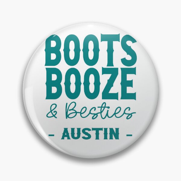 Item preview, Austin Bachelorette Party Teal Boots Booze and Besties Country Western Design designed and sold by mysticblvd.