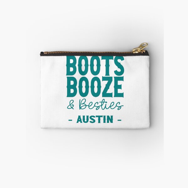 Item preview, Austin Bachelorette Party Teal Boots Booze and Besties Country Western Design designed and sold by mysticblvd.