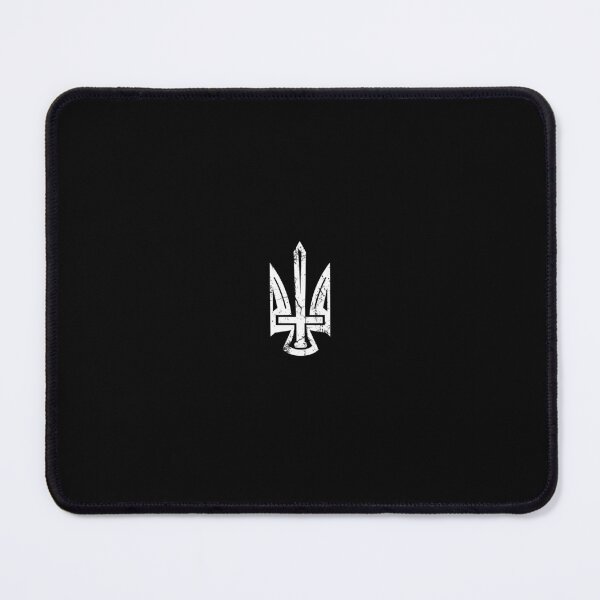 Item preview, President Volodymyr Zelensky - Distressed Tryzub Trident With Sword Middle designed and sold by Aide.