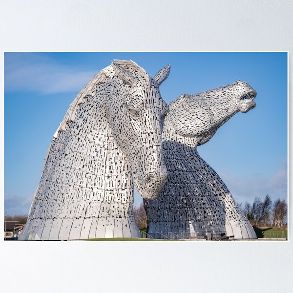 The Kelpies Falkirk Scotland Poster