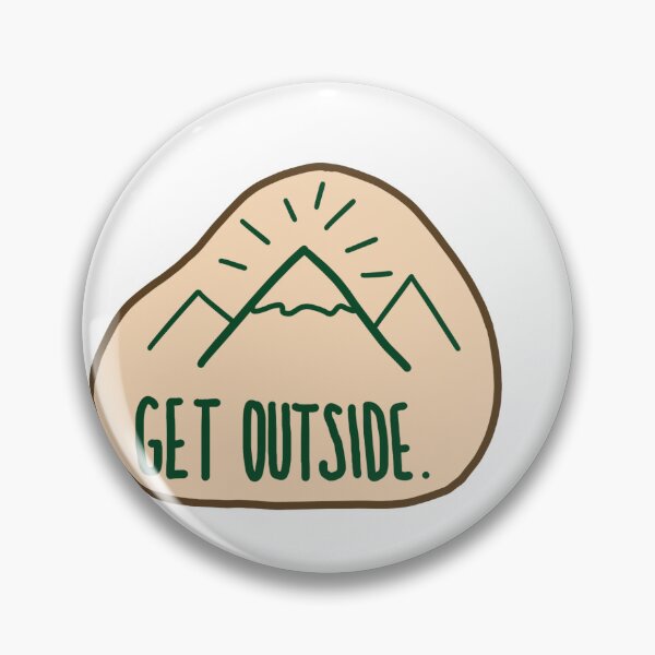 Item preview, Get Outside Mountain Sticker designed and sold by gracieshop.