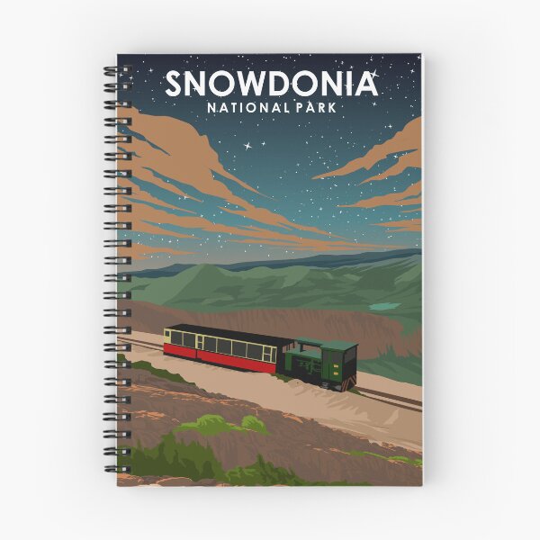 Item preview, Snowdonia National Park Wales UK Travel Poster at Night designed and sold by Stadify.