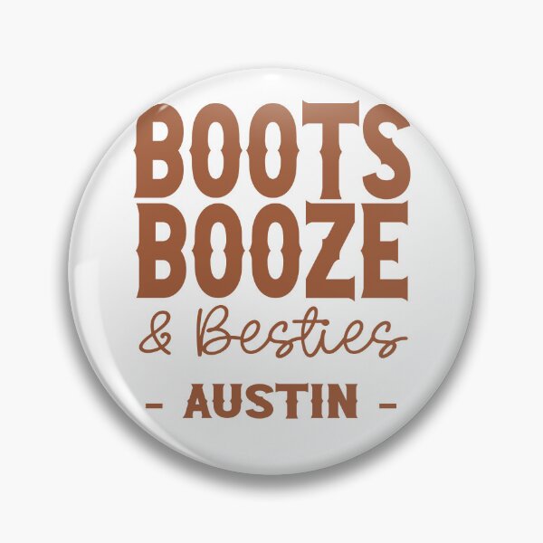 Item preview, Austin Bachelorette Party Burnt Orange Boots Booze and Besties Country Western Design designed and sold by mysticblvd.