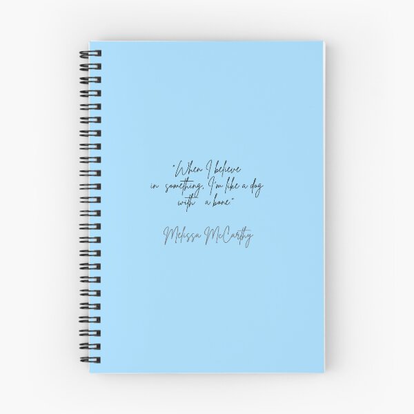 Item preview, “When I believe in something, I’m like a dog with a bone.” Melissa McCarthy designed and sold by motivationhood.