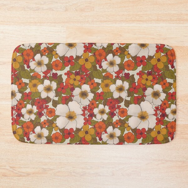 Item preview, Retro 70s Cottagecore Floral Vintage Seamless Pattern designed and sold by Jenna Wing-Hu.
