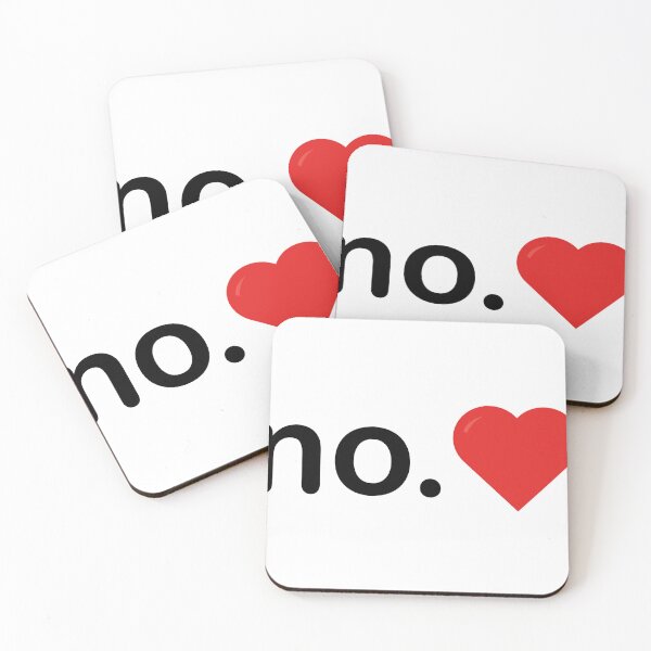 Item preview, no thank you, no heart feelings designed and sold by Sarah Rosie Studios.