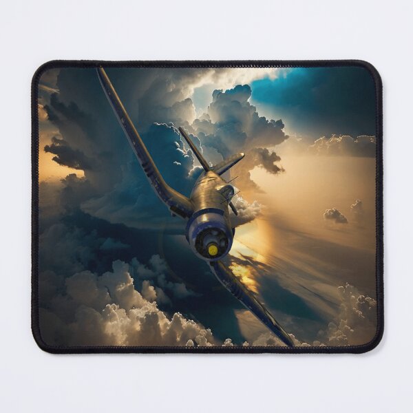 Item preview, F4U Corsair in the SunSet Aircraft Art designed and sold by CoolCarVideos.