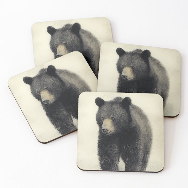 Item preview, Gyotaku Japanese Black Bear designed and sold by Ottaviana.